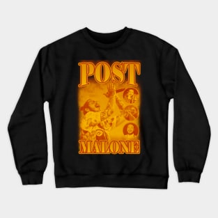 Post Malone Orange Crewneck Sweatshirt